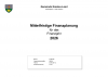 Voranschlag 2026 - Mittelfristiger Finanzplan