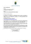 Information über Gesetzesbeschluss des Landtages