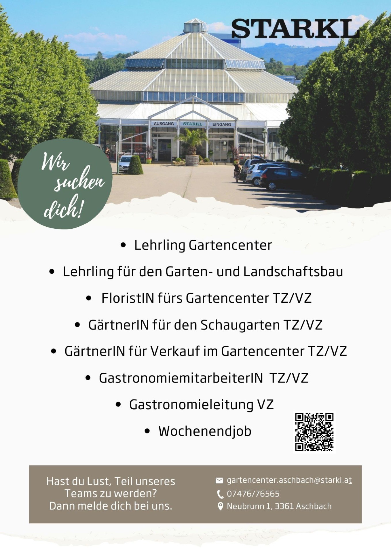 Stellenausschreibung