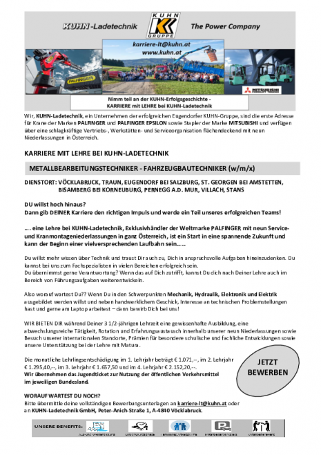 Inserat Lehrlinge 04.11.2025