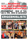 Regionale Meisterschaften Ergebnisliste 2026