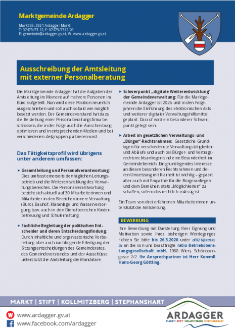 Amtsleitung 2026