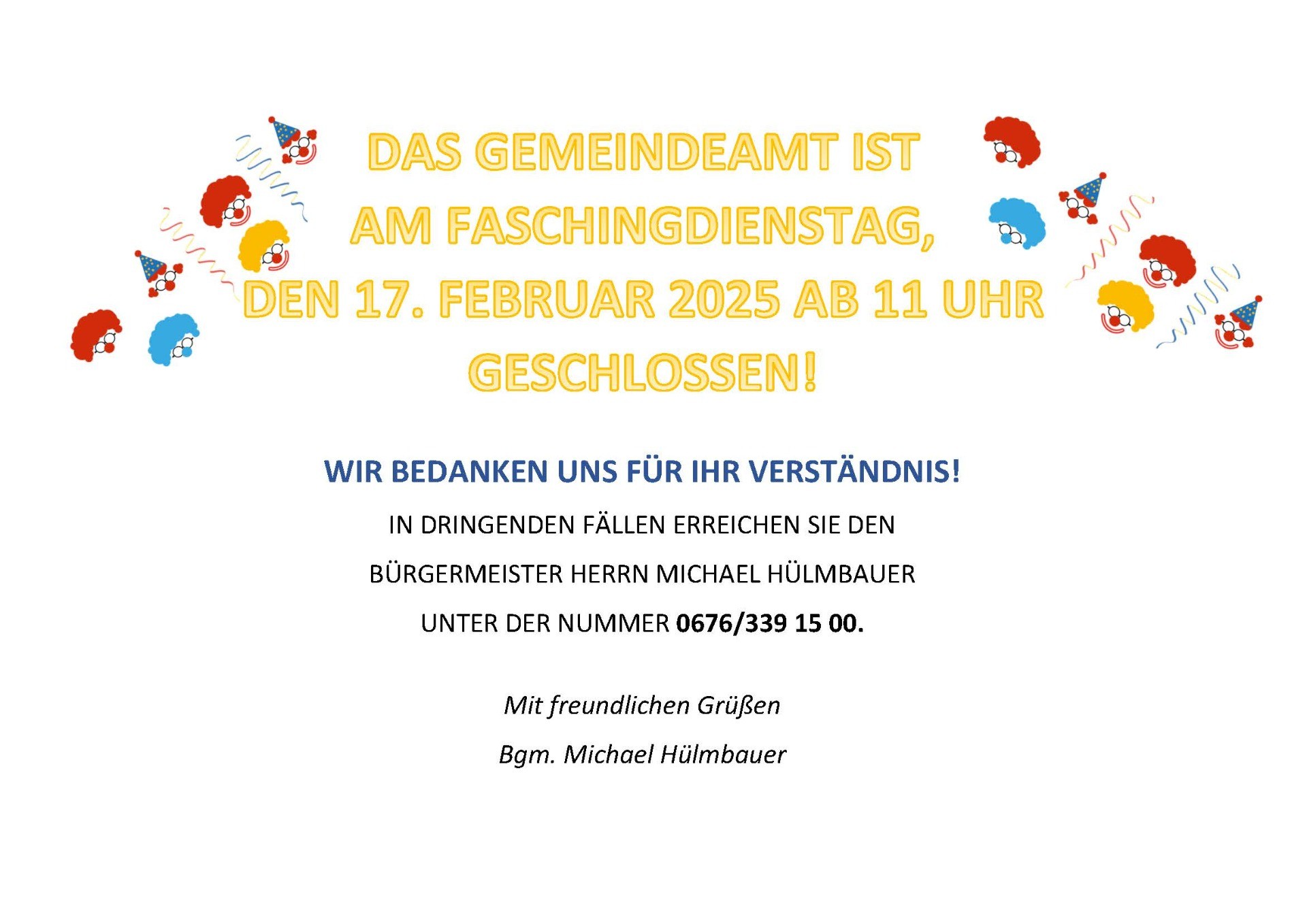 Faschingdienstag