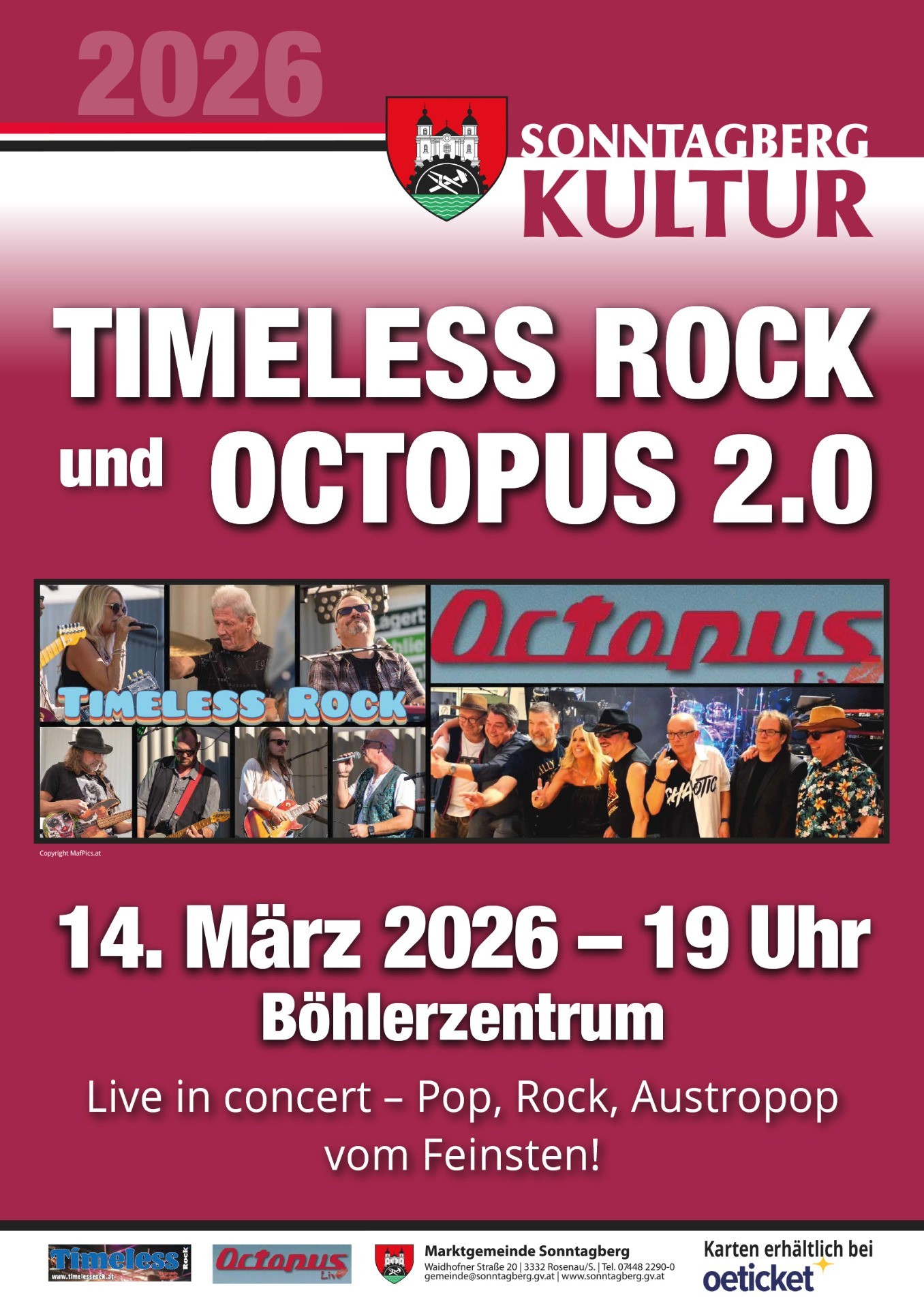 Timeless Rock und Octopus 2.0_Plakat