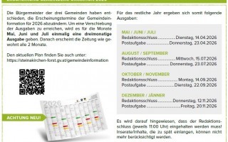 neue Erscheinungstermine