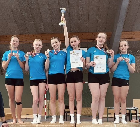 Silber für die Turnerinnen der 4. Klassen