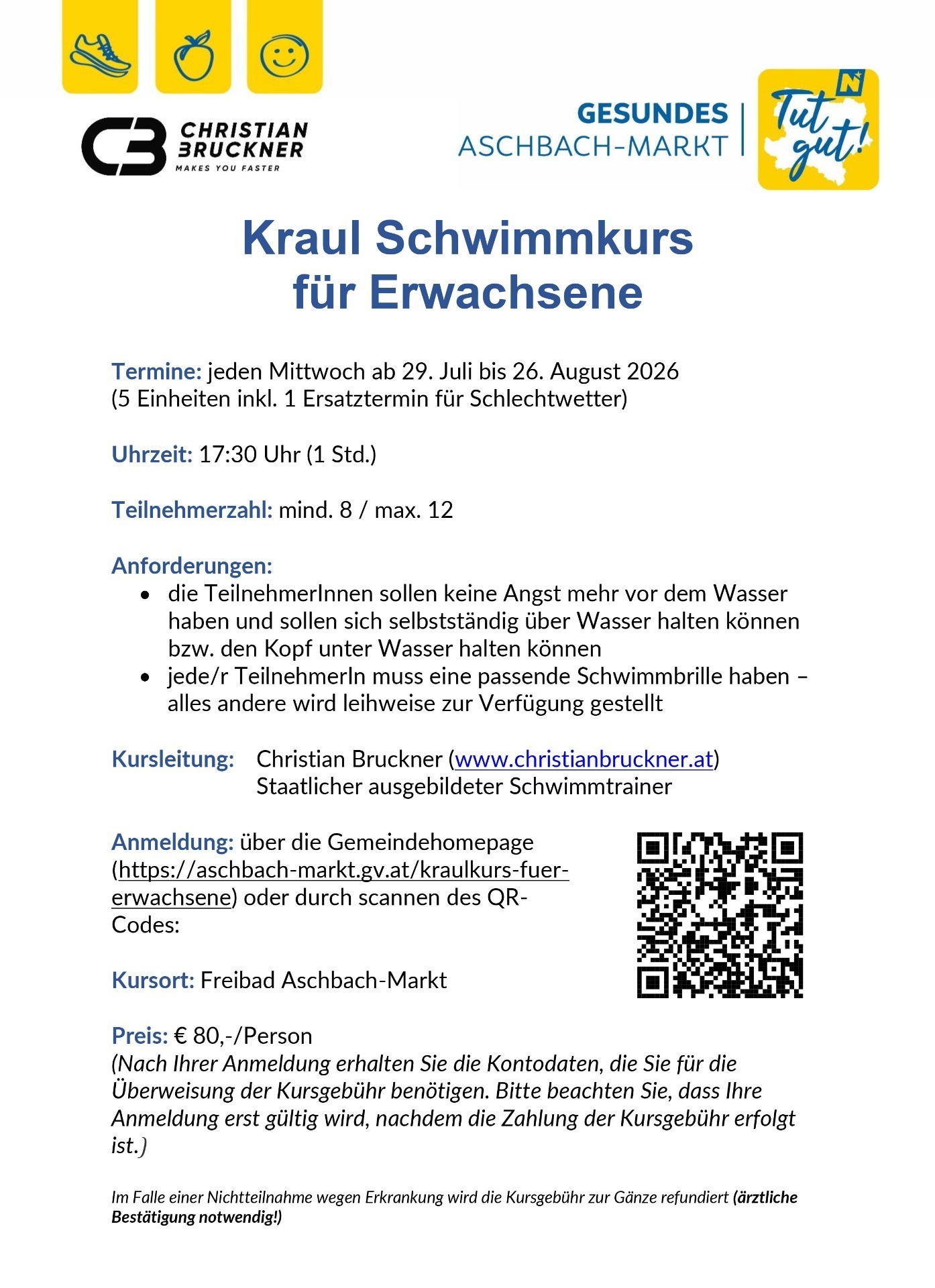 Kraulkurs für Erwachsene_2026