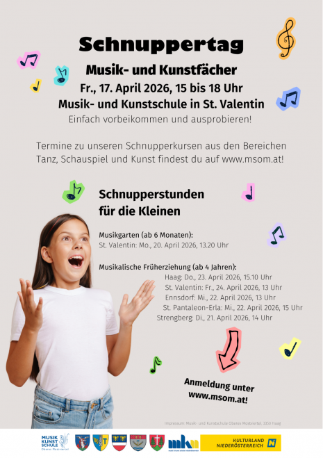 Digitaler Flyer_Schnuppertag_Musik- und Kunstschule Oberes Mostviertel.png