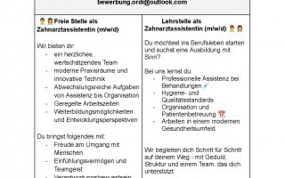 Stellenangebote Zahnarzt