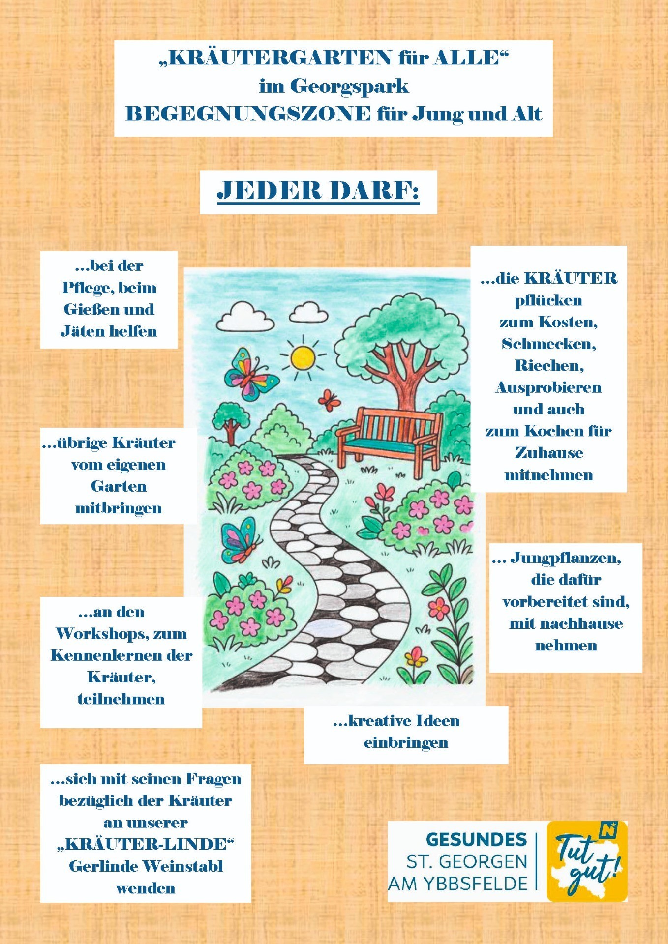 Flyer Kräutergarten