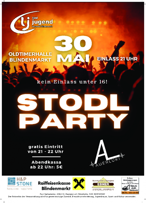 Stodlparty Plakat