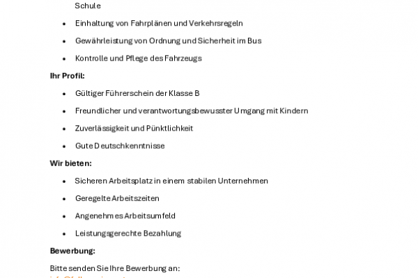 Stellenausschreibung Winklarn September 2026_