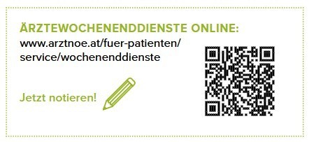 Ärztewochenddienst QR-Code