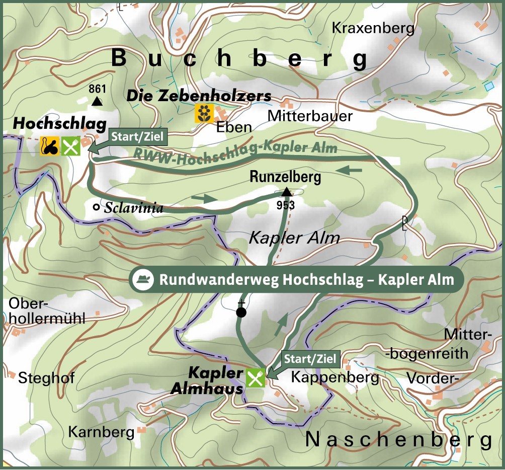 WEB-Wanderkarte-Rundwanderweg-Hochschlag-KaplerAlm-2026