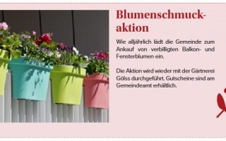 Blumenschmuck