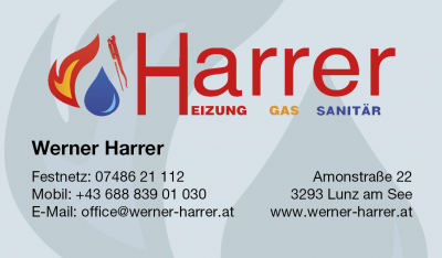 Kontaktdaten-Logo mit Web