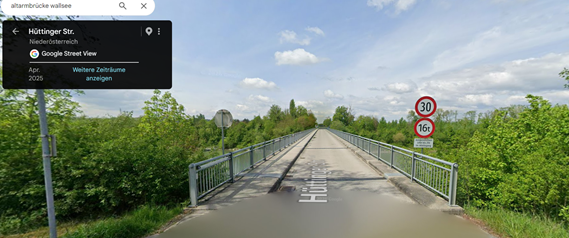 Bild Altarmbrücke Google Maps