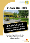 Yoga im Park 2026 Plakat