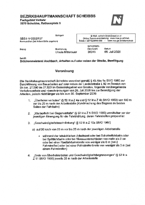 Arbeiten Brücke Klausgraben - Halbseitige Sperre.pdf
