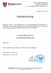 Kundmachung Geschworenen- und Schöffenermittlung