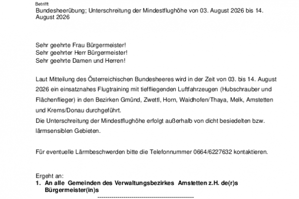 Anschreiben