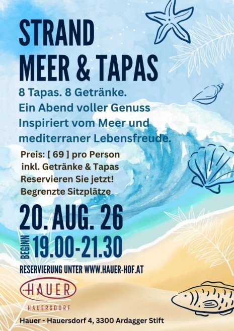 Strand, Meer und Tapas