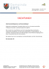 Achtung Wasserknappheit 30.07.2026