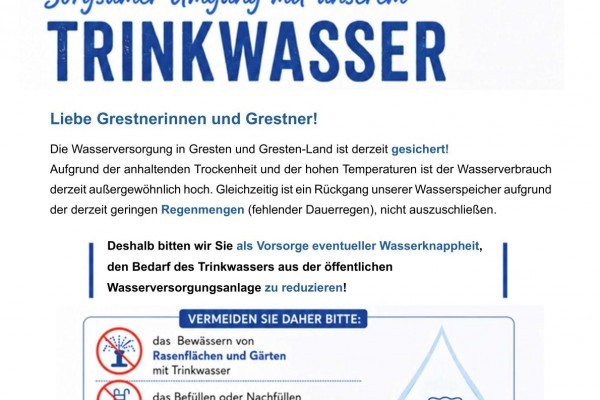 Sorgsamer Umgang mit Wasser-1