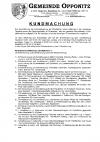 Kundmachung Räumplan