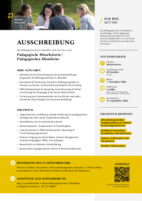 PädagogischeR MitarbeiterIn