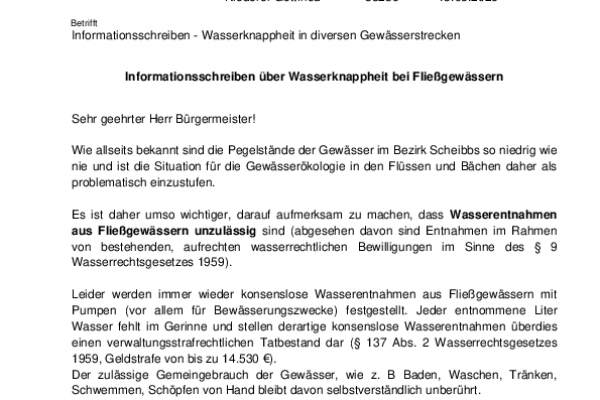 Anschreiben