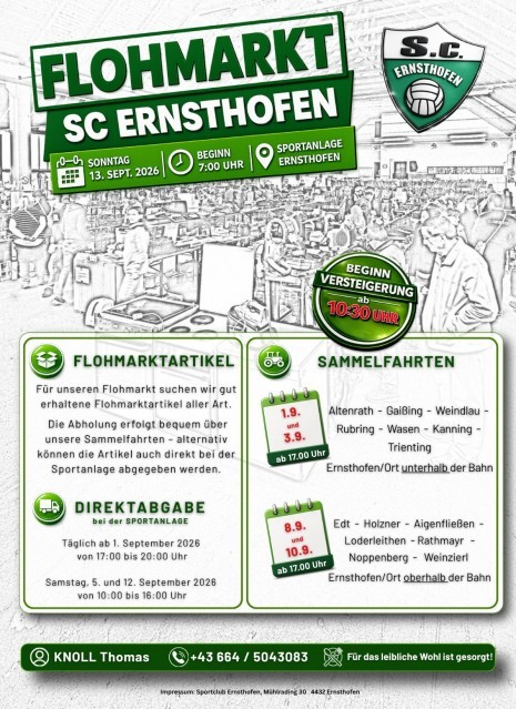 Flohmarkt SC Ernsthofen