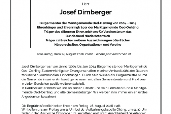 Parte_Dirnberger-Josef_Gemeinde