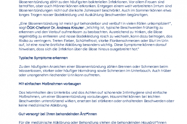 20260820_ÖGK_PA_Blasenentzündung_hat_immer_Saison