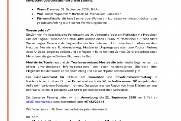 Einladung Infoabend VermieterInnen gesucht