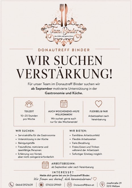BInder Verstärlkung