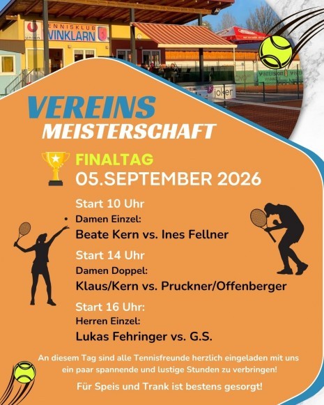Vereinsmeisterschaft UTC 5.9.2026
