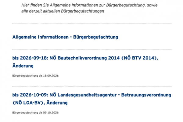 Bürgerbegutachtung 03.09.2026