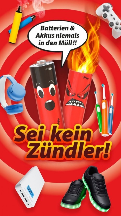 Sei kein Zündler