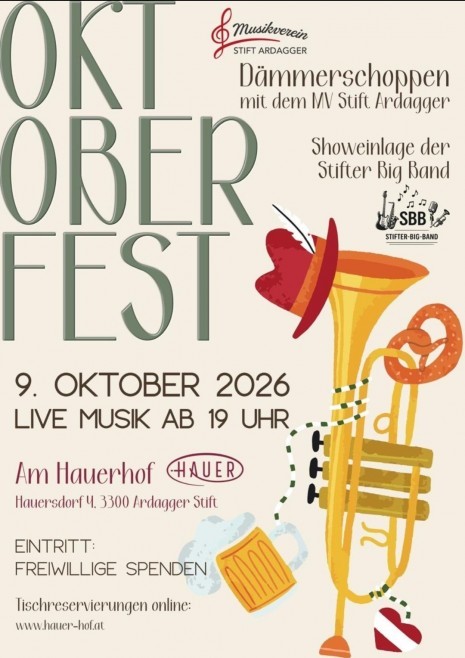 Hauerhof Oktoberfest 09.10.2026