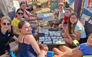 Spielen im Vorgarten