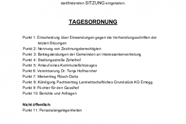 Einladungskurrende GR-Sitzung 24.09.2026