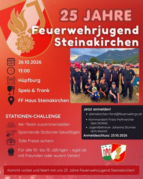 25 Jahre FF Jugend Steinakirchen