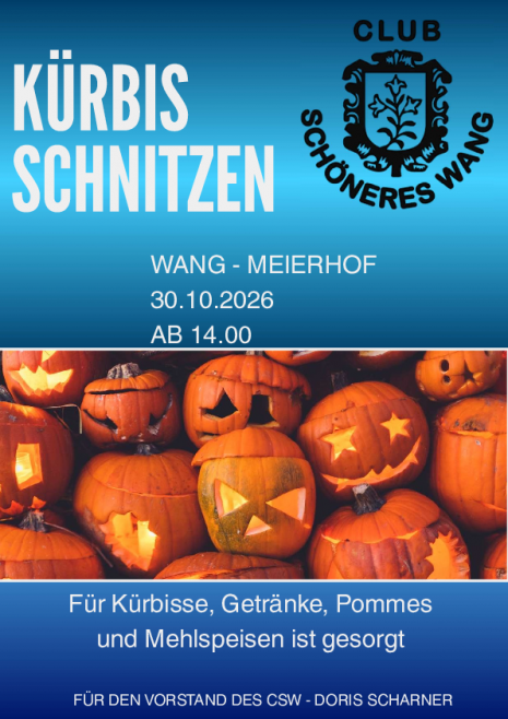 Kürbisschnitzen 2026