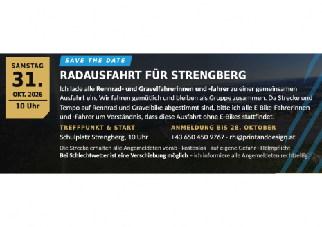 Termin Radausfahrt