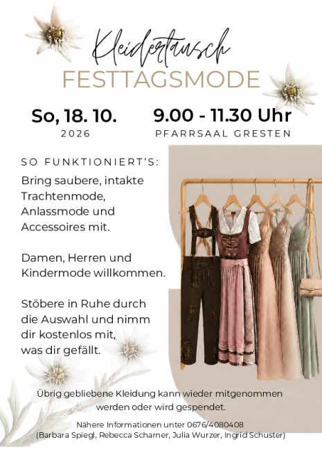 Kleidertausch Festtagsmode 2026