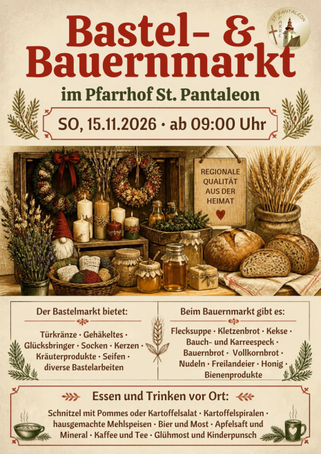2026 Bastel- & Bauernmarkt Flyer