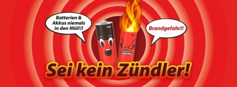 Sei kein Zündler