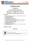 Kundmachung 8. Gemeinderatssitzung 13.10
