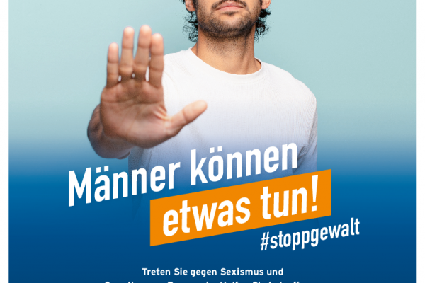 Plakat für Betroffene von häuslicher Gewalt - Gemeindepaket _Gewalt erkennen und reagieren_